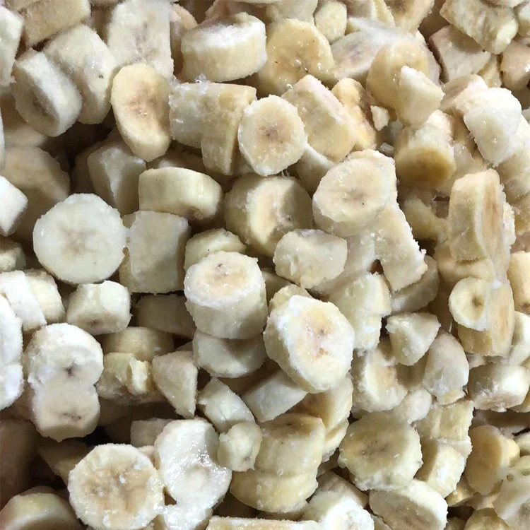 Wholesale IQF Bananas - Fresh Frozen, Ideal for Smoothies & Baking