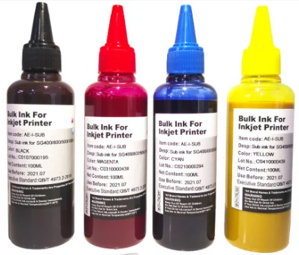 High Transfer Rate Sublimation Ink Compatible with EPN Print Head