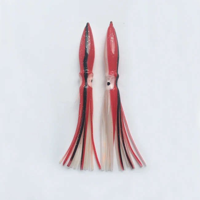 Big game fishing popular bulb head shell squid skirts lures