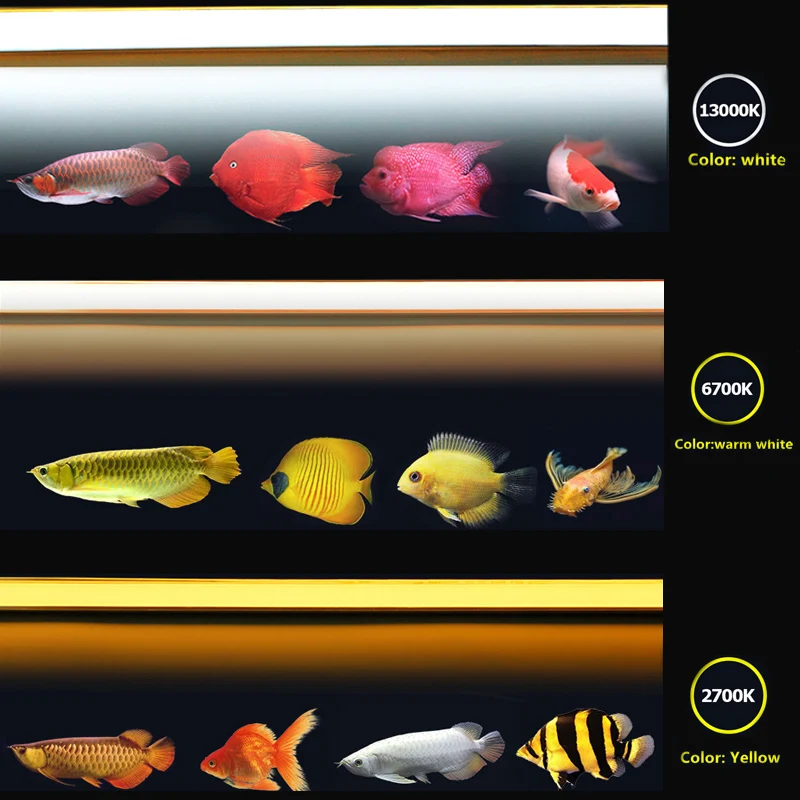 Zaohetian 142CM 54W Golden Arowana 6700K  Tanning Lamp Red Arowana 13000K  Tanning Lights Tanning Light for aquarium