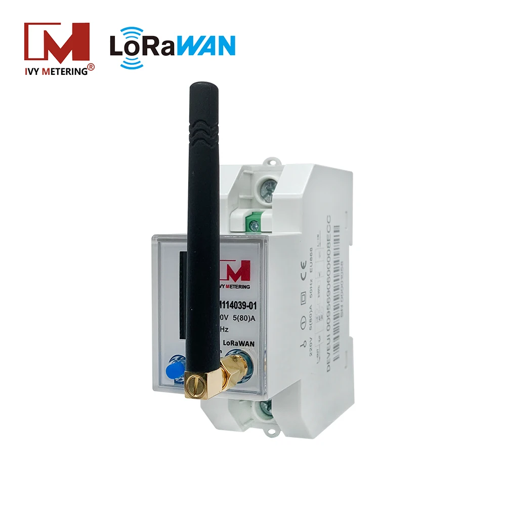 Smart LoRaWAN electricity meter for Monitoring Energy Power Consumption and Measuring Residual Current