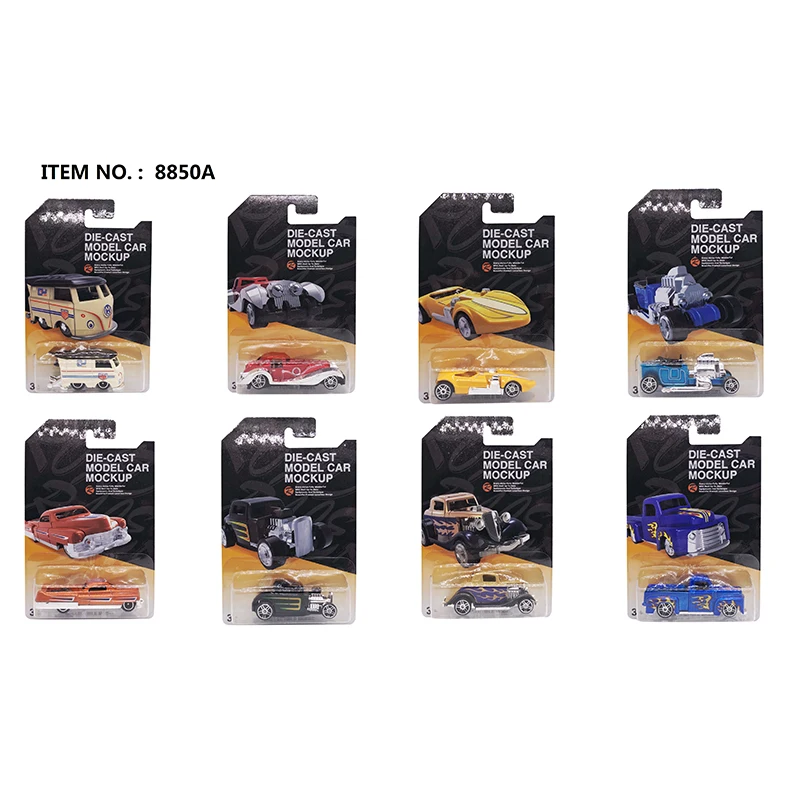 Newest Style Mini Hot Slide Wheels Toy Car Model 1/64 Scale Diecast Toy Vehicles Racing Classic car