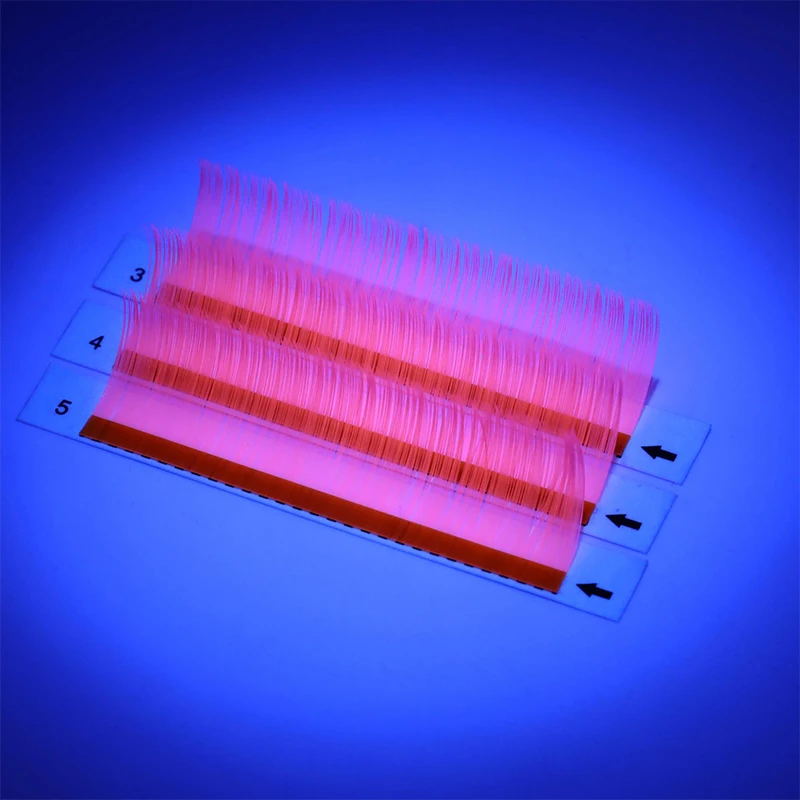 Volume Fluorescent Eyelashes Luminous Lashes Individual Neon Eyelashes Coloured Eyelash Extensions Multi Neon
