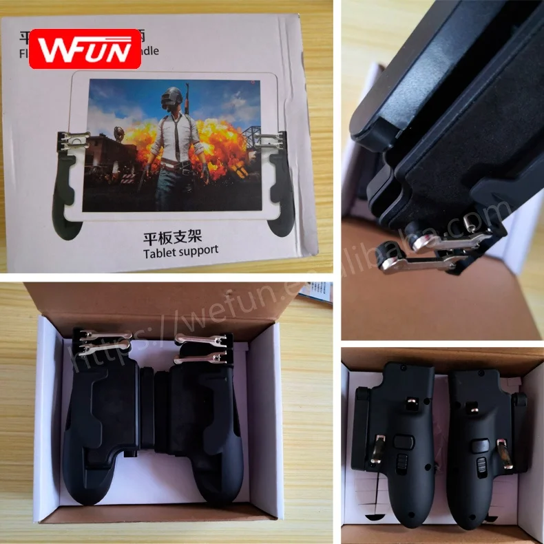 H11 Six Finger Pubg Gamepad for ipad Game  Controller Joystick with Gaming Trigger L2R2 Trigger fire button