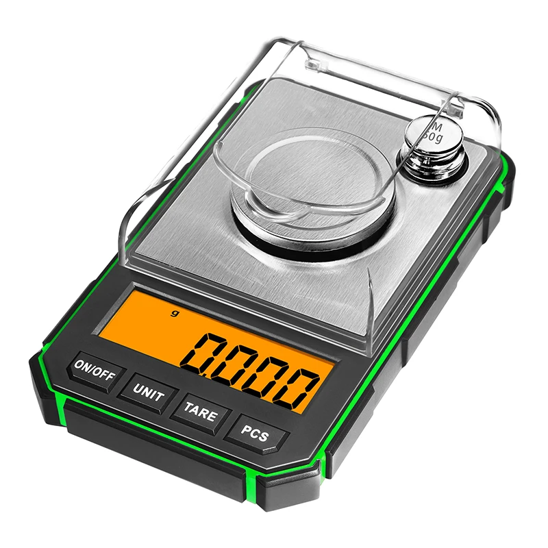 High Quality Mini Digital Weighing Balance Pocket Gram Jewelry Scales 50g 0.001g Diamond Balance