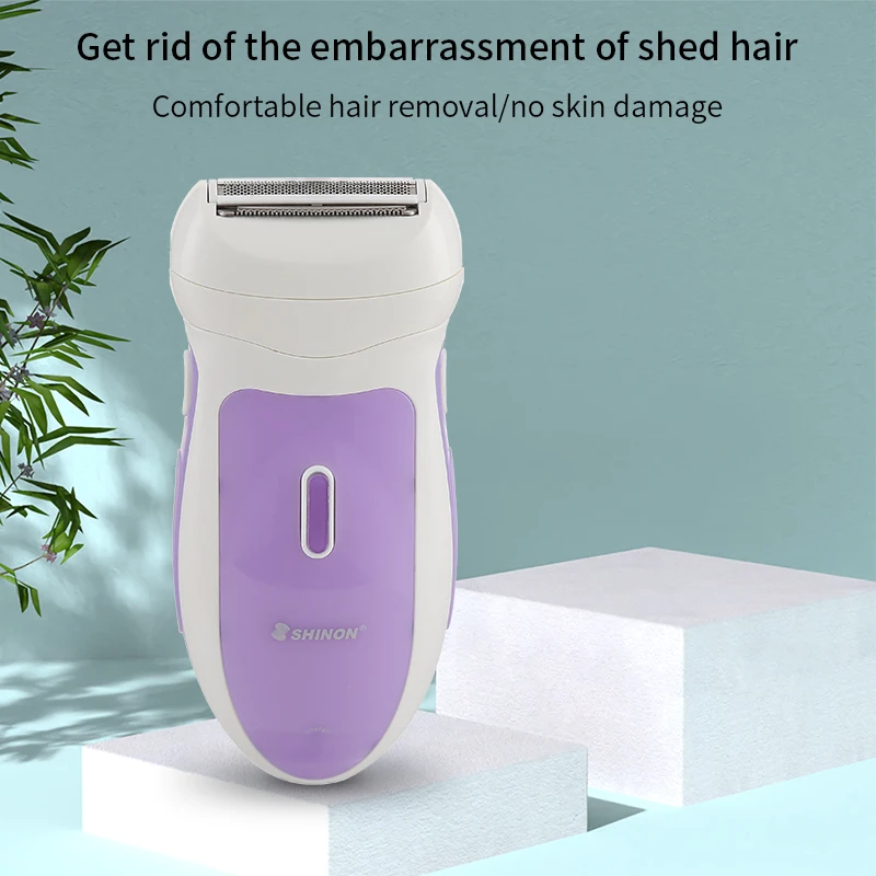 SHINON SH7816 Multifunctional 3 In 1 Rechargeable Electric Female Shave Epilator Hair Remover Handset Women