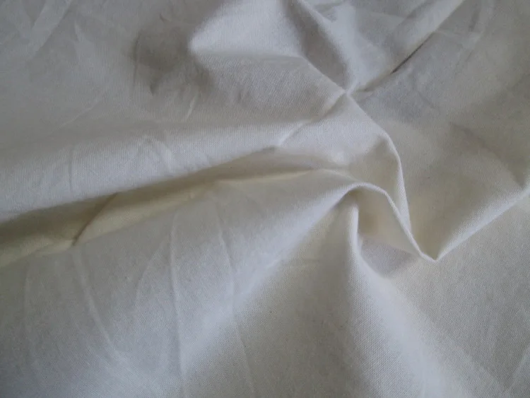 J-12056 Whole Sale 100% Ring Spin Yarn Fabric for Vest Unbleached Woven Plain Combed Soft Cotton T Shirt Tshirt Cotton 130 Gsm