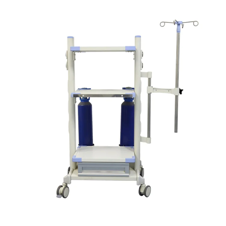 Surgical Multilayer Instrument trays Mobile nursing trolley Anesthesia Trolley Endoscope Cart