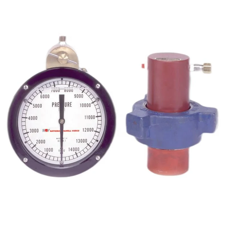 MD TOTCO Hydraulic Pressure Gauges Single Pointer Indicators Oil Gauge