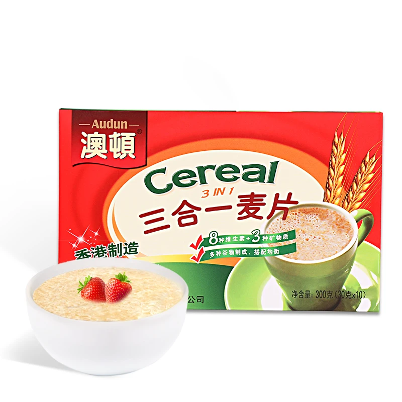 
Audun good quality breakfast cereal brewed into low-sugar cereal 