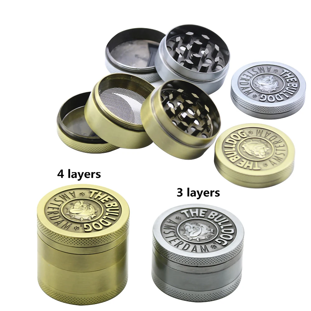 Dispenser Crusher Metal Tobacco Spice Herb Grinder Wholesale Logo OEM