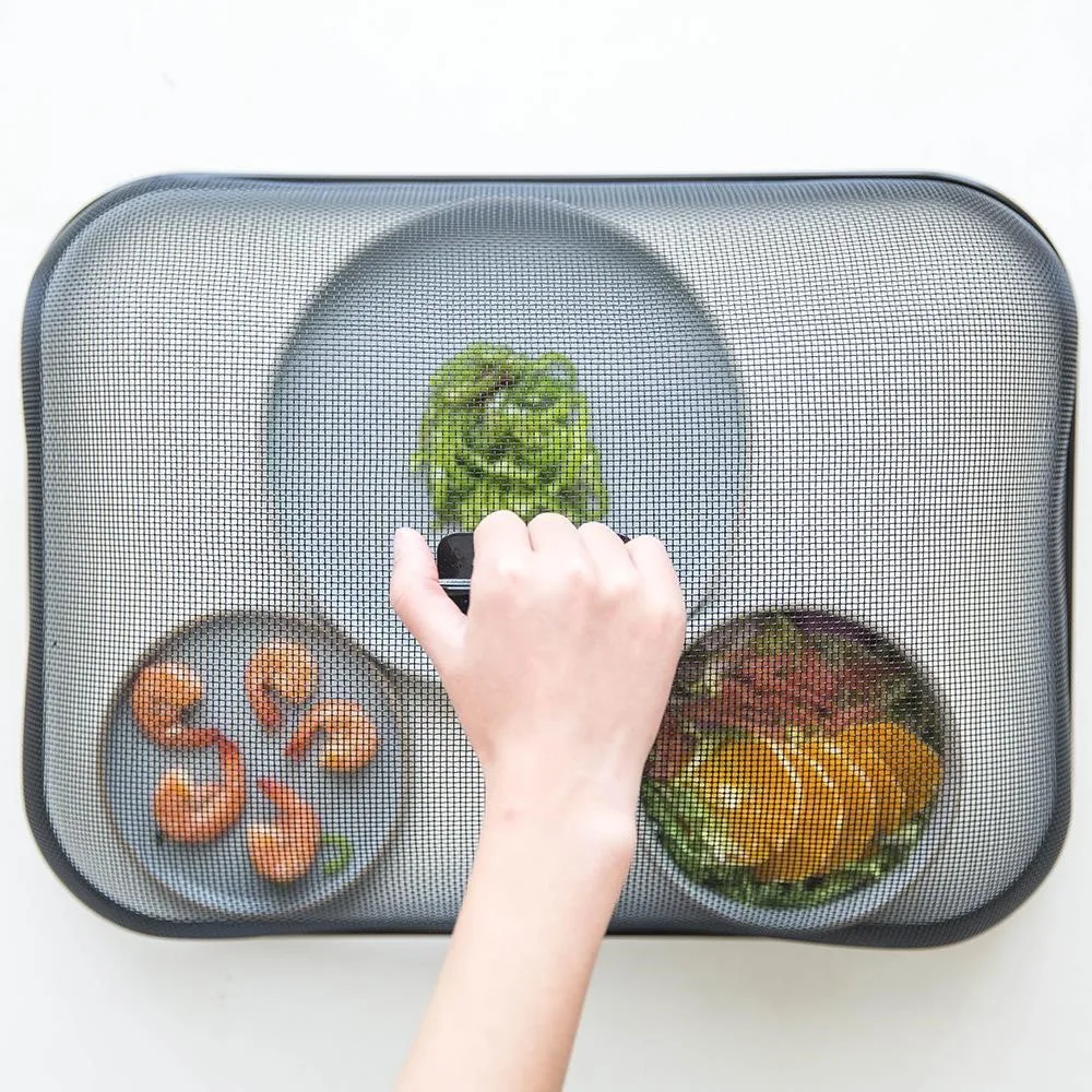 Square food cover  kitchen mesh cover food fresh cover