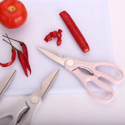 Stainless Steel multi function Kitchen shears Scissors handheld Kitchen Shears With Handle