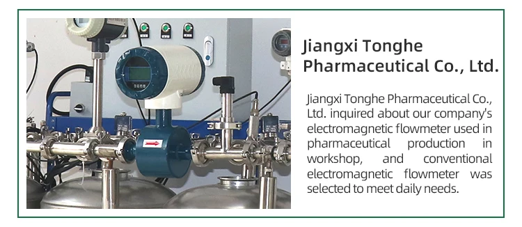 magnetic flow meter sewage industry sulfuric acid hydrochloric electromagnetic flow meters water