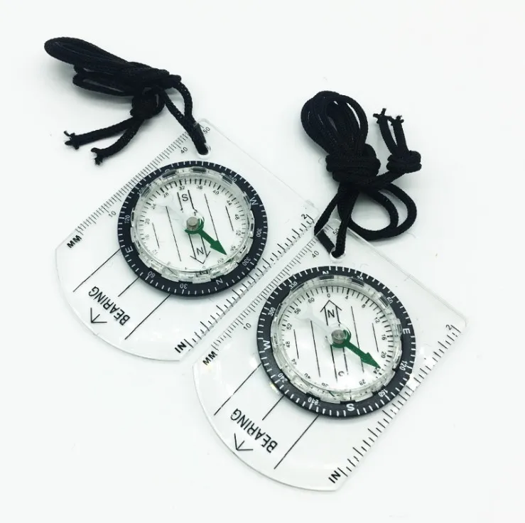 Wilderness Outdoor Equipment Professional Multi-function Compass Map Scale Ruler Compass