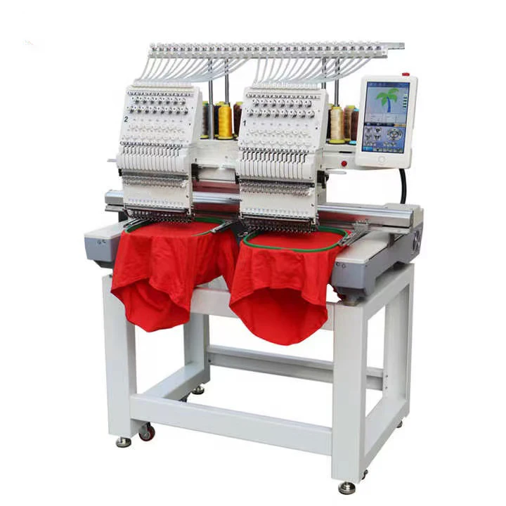 High Speed Computer Three Heads Embroidery Machine High Production 3 Head Embroidery Machine Computer Cap Embroidery Machine