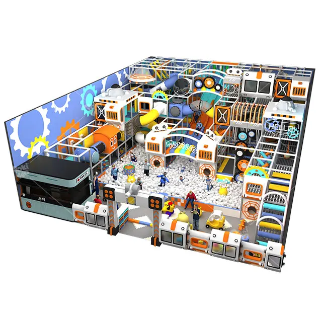 Pokiddo new design space theme kids play area indoor playground equipment kids playground indoor