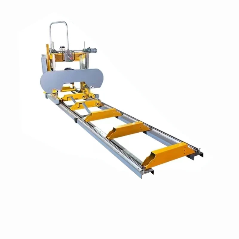 HAILIJU wood lumber heavy duty portable horizontal band saw forest log cutting sawmill machine