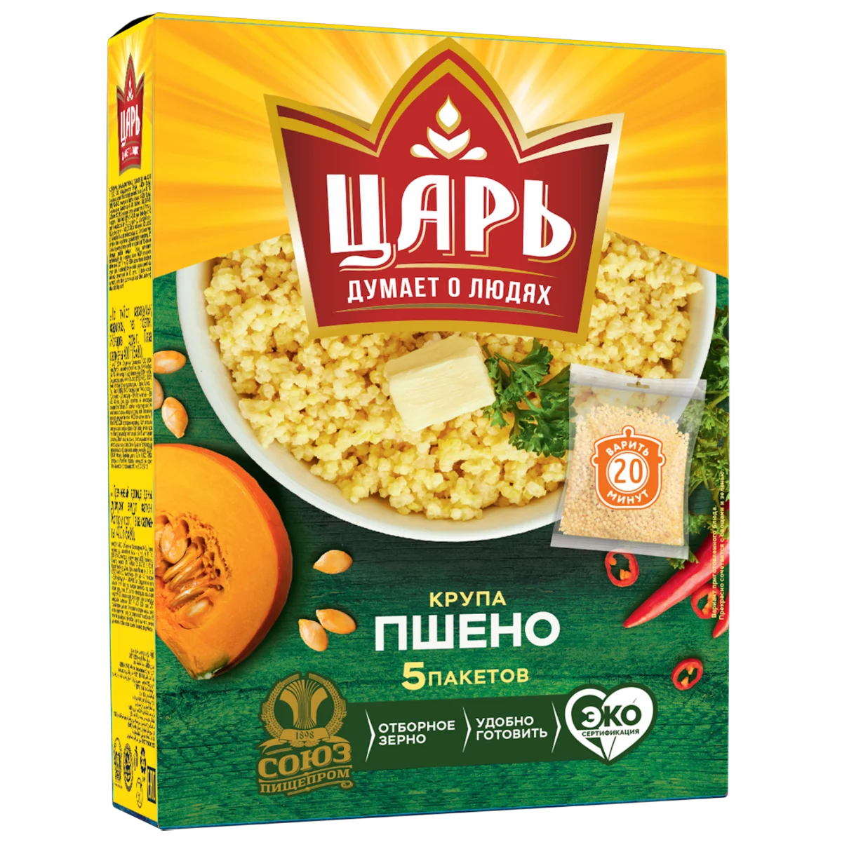 
 Цельного зерна просо  