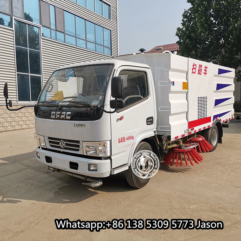 Лидер продаж Китай Dongfeng 6 тонн грузовик для подметания и очистки воды 10 куб. М уличная мойка уборочная машина метла