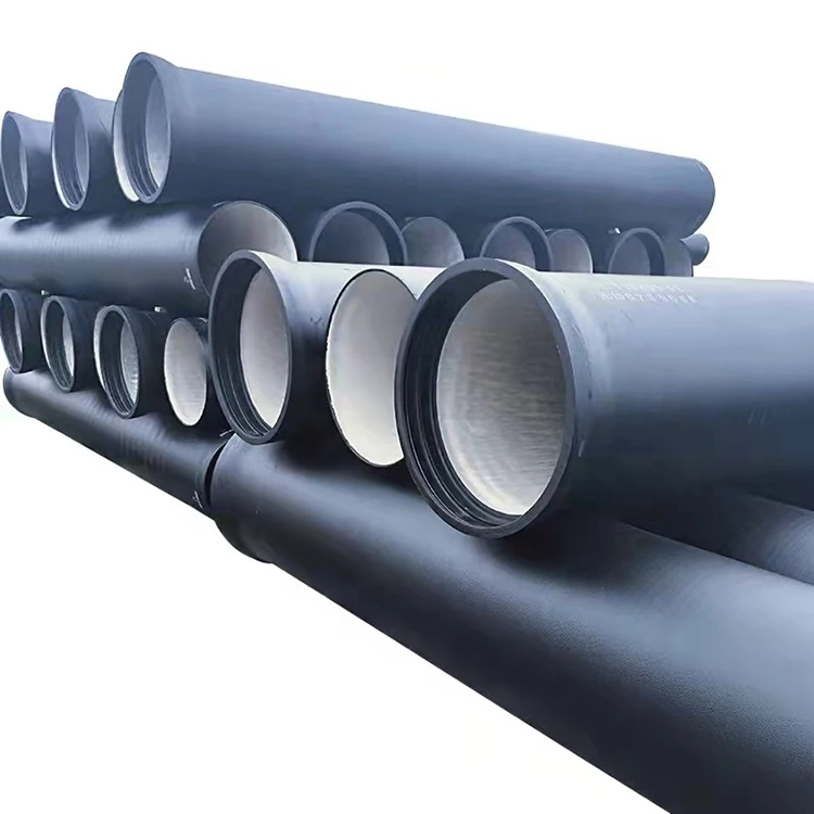 Black centrifugal DN600 ductile iron pipe C class C40 C30 C25