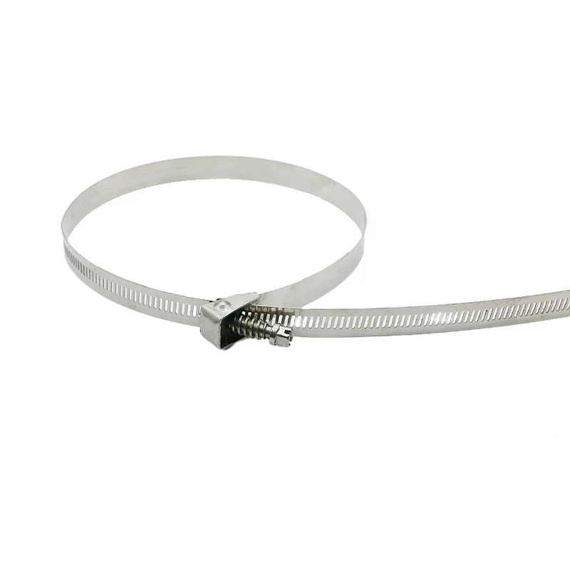 Stainless Steel Hose Post Pipe Clamp Stainless Steel Hoop Fastener Hoop Fastening Retractor For Pole Hose Clamp