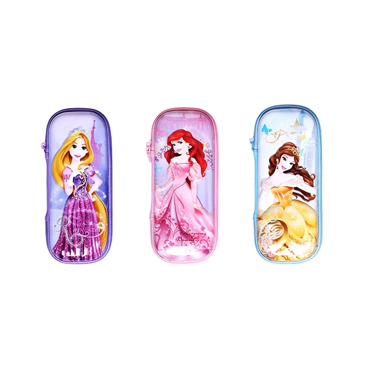 Top Quality Low Price Cartoon Printing Eva Zipper Pencil Case For Girl Kids