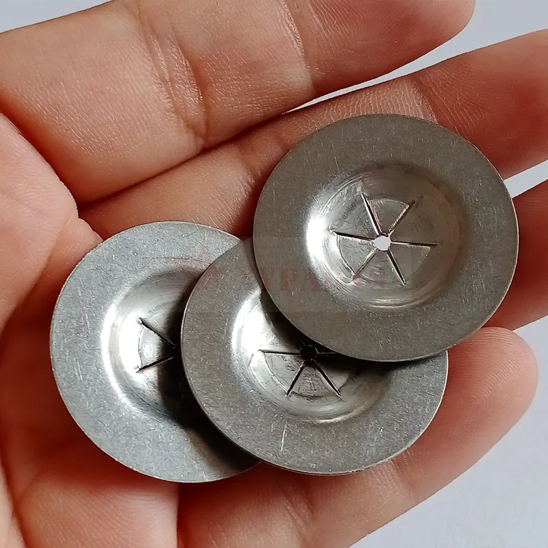 25mm Stainless Steel Self Locking Metal Washers Used To Fasten 14Gauge Lacing Anchors