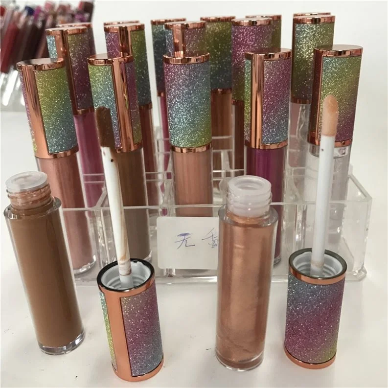 
New Product Matte Pink Empty Lip Gloss Private Label Squeeze Tube 