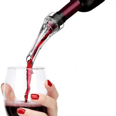 Wine Aerator Diffuser Pourer Plastic Wine Aerator Decanter Spout for Wine Whisky