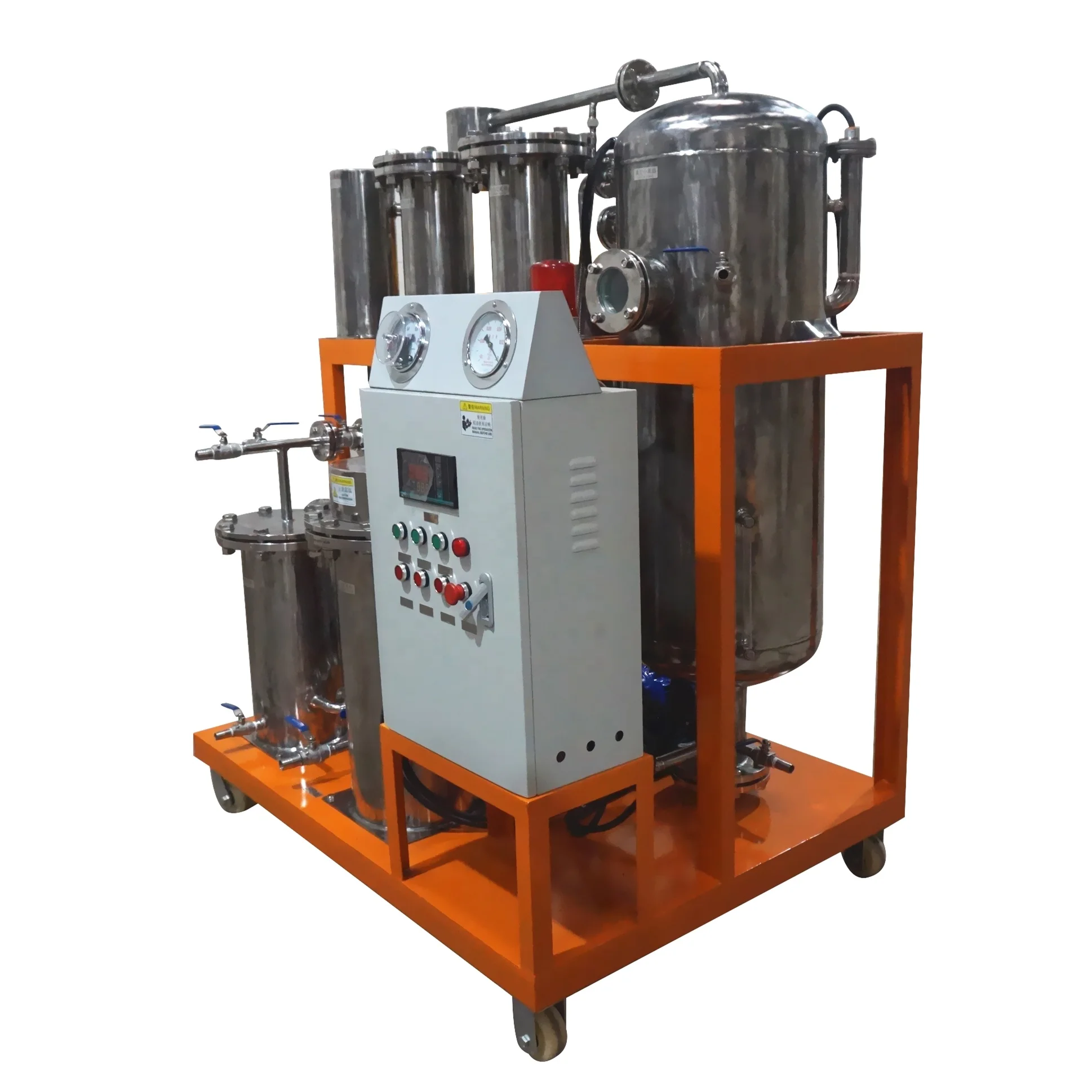 600L/H Stainless Steel 304 Food Grade Cotton Seed Oil Recycling Machine