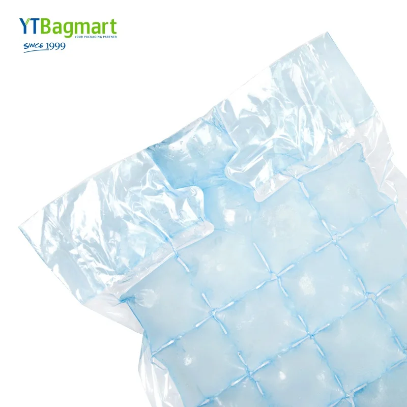 Disposable Plastic Ldpe Hdpe Plastic Ice Cube Packing Self-Sealed Pe Transparent Mini Ice Bags Bpa Free