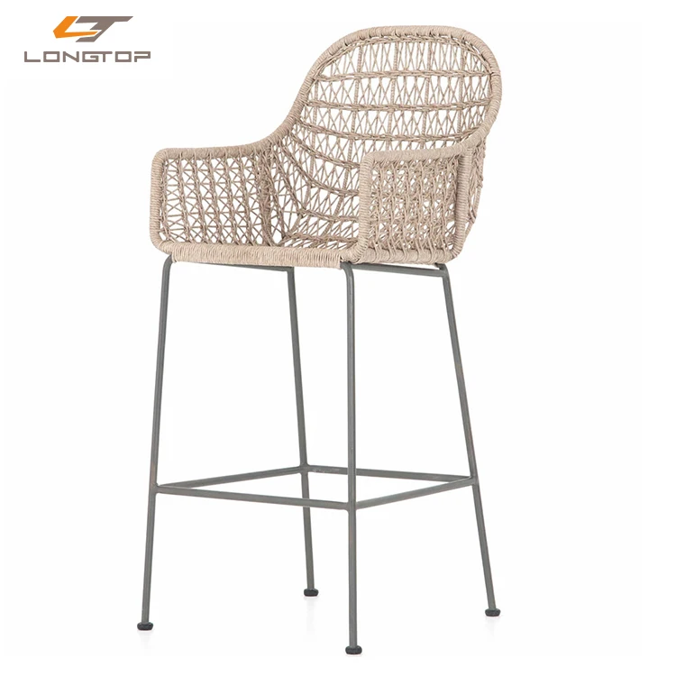 Factory Wholesale Gray Stool Designer High Back Clear Cheap Used Silla Bar Barstool