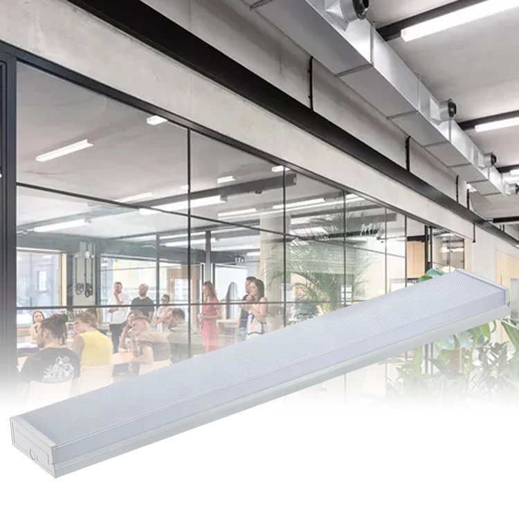 High Lumen Good Quality Warehouse Office Indoor Lighting 40w Steel Sheet Led Batten Strip Light