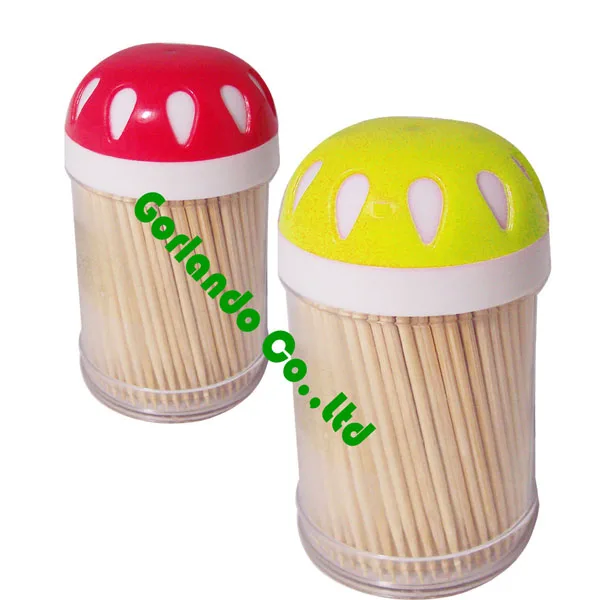 
Promotion 65mm Bulk Bamboo Toothpicks in bottle 
