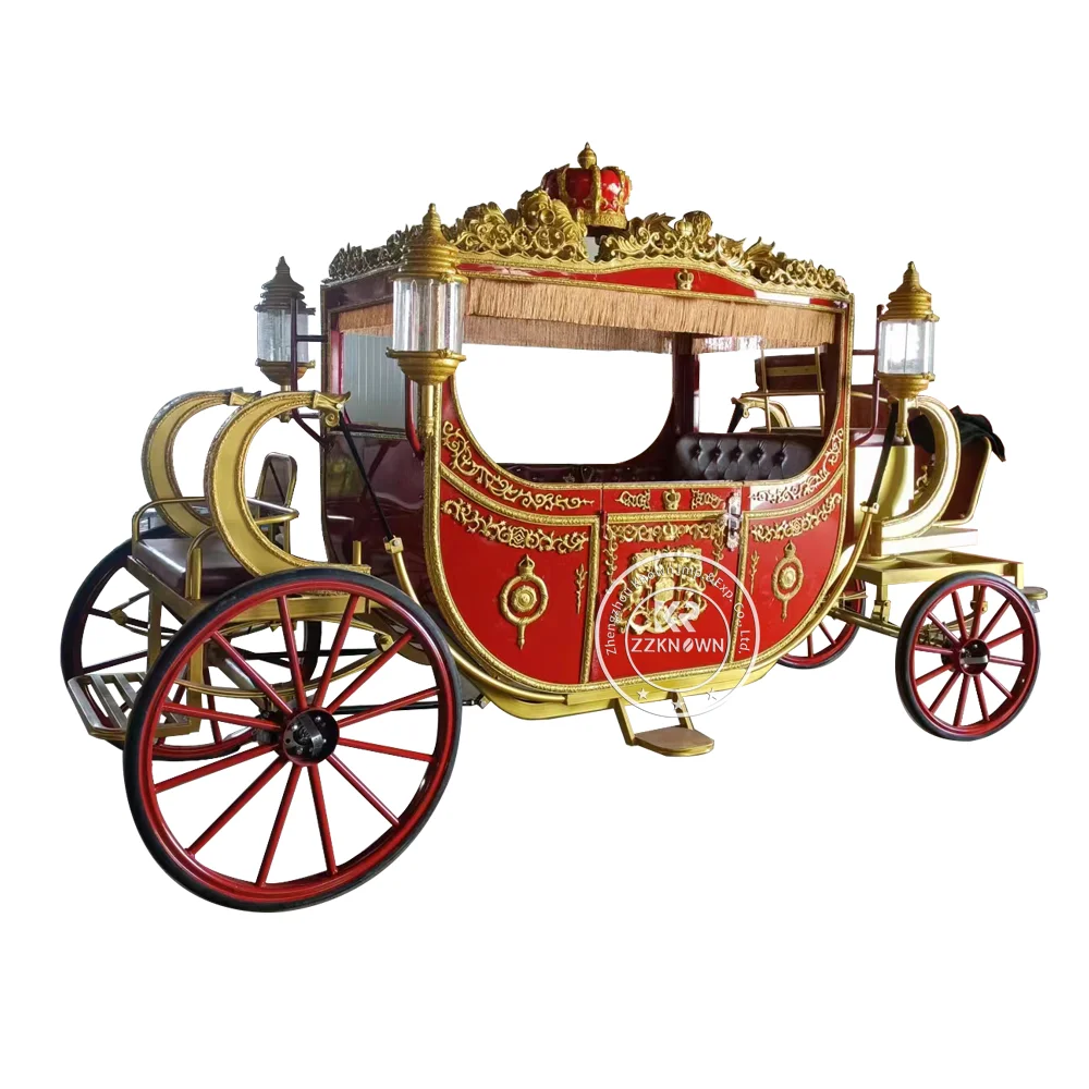 2024 Competitive Price 5 Seater Horse-drawn Carriage For Sale Wedding Electric Horse Carriage horse For Bride Wedding
