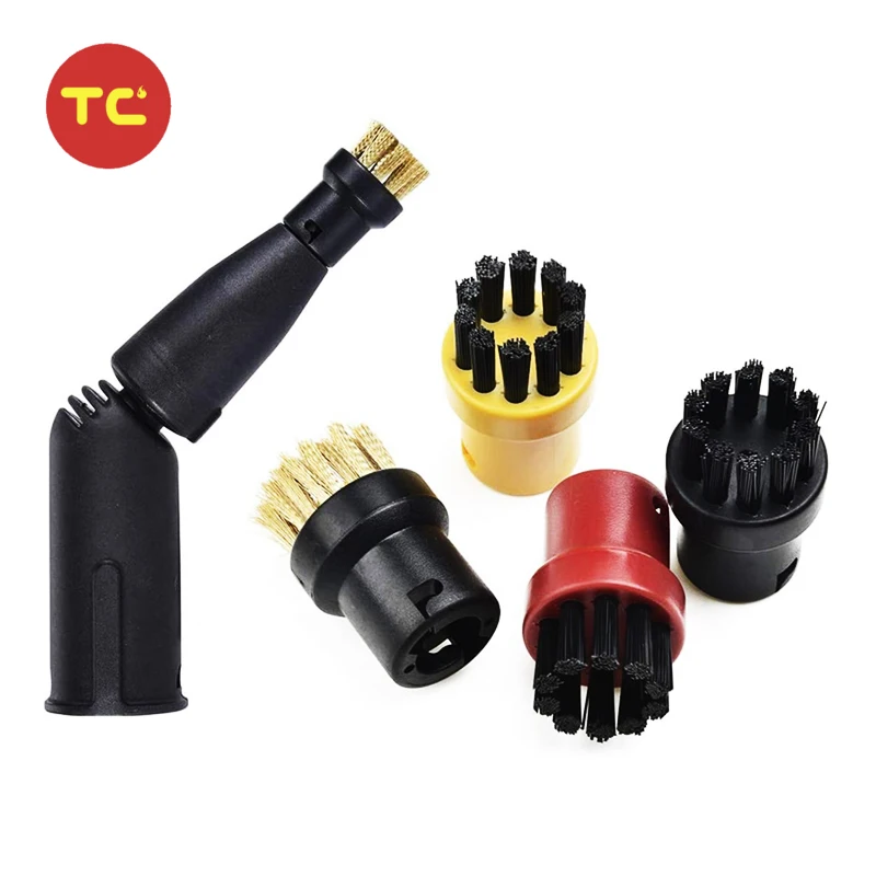 High-temperature Resist Cleaning Brushes for karchers SC1 SC2 SC3 SC4 SC5 SC7 CTK10 Steam Cleaner Accessories Nozzle Head Kit