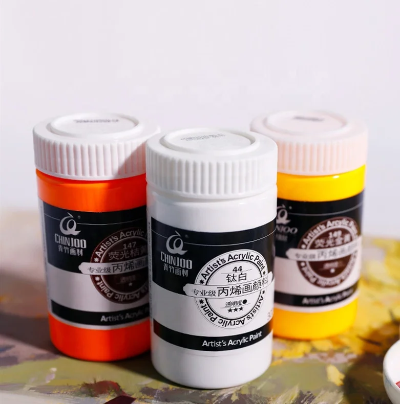 Hot Sale Customized 300ml Non-toxic Multi-color Chinjoo Acrylic Paint For Artist Beginners Drawing