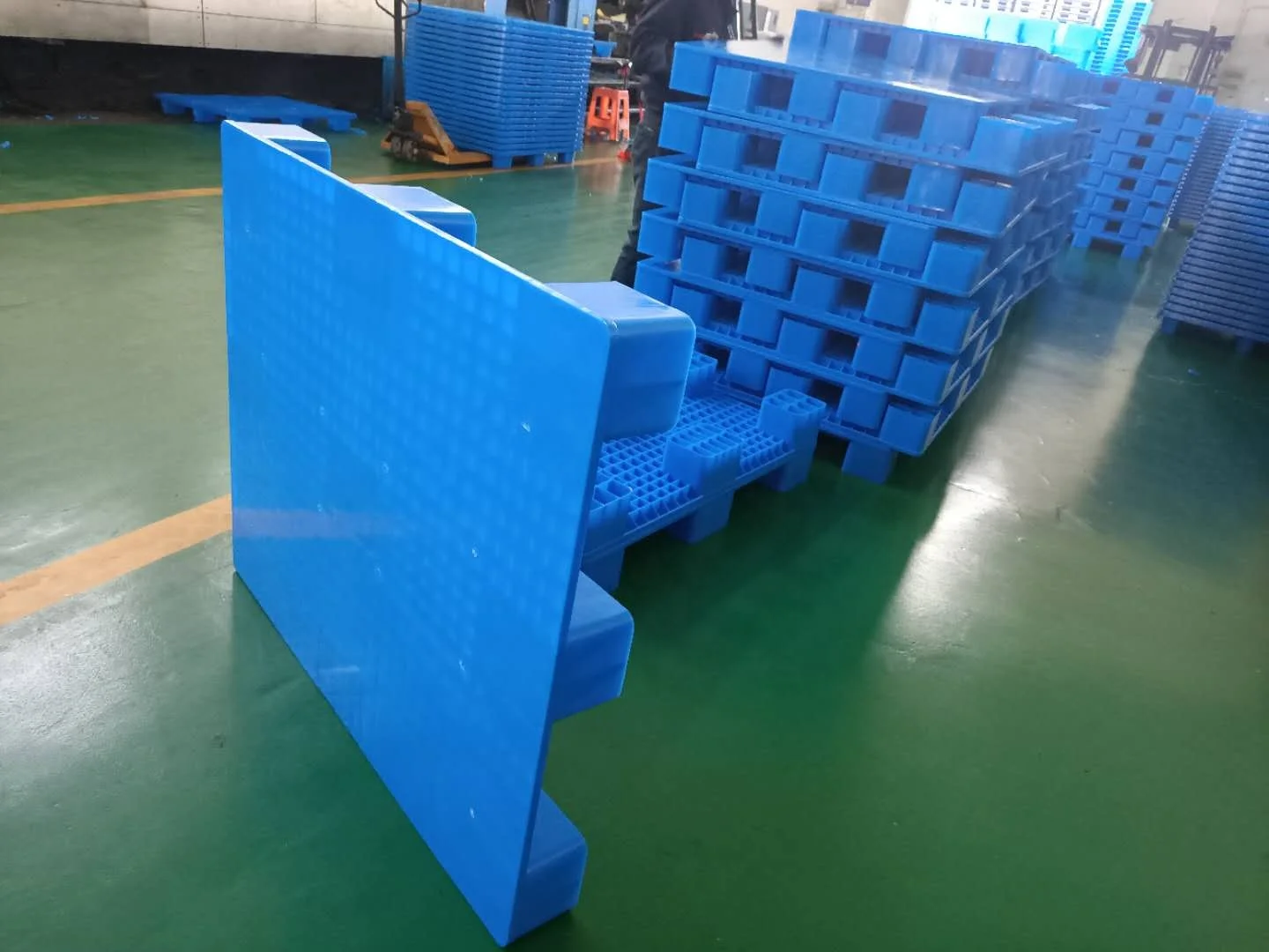 Supplier Sales Export Heavy Duty Flat Nine Legs Plastic Pallet