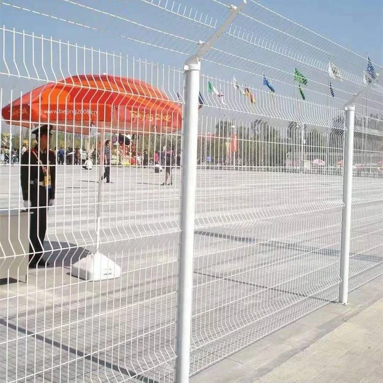 The popular powder coated pole and three-dimensional welded fence board for direct sales by manufacturers