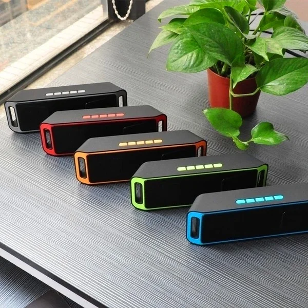 Dropshipping products 2023 hot selling SC208 vintage Mini speaker Portable Wireless BT Speakers with FM Radio TF Mic USB AUX