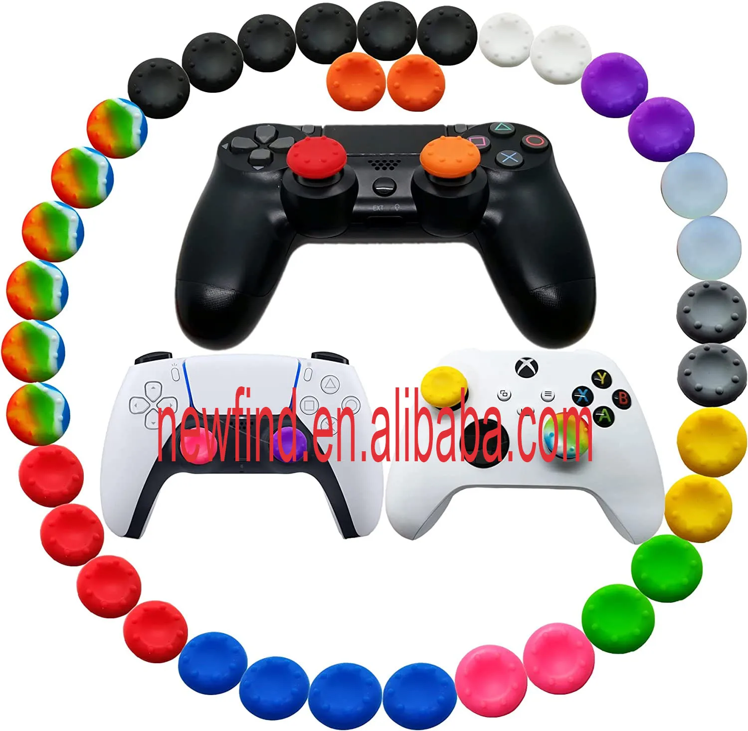 Camouflage PS4 controller grip PS5 PS4 joystick grips thumbgrips