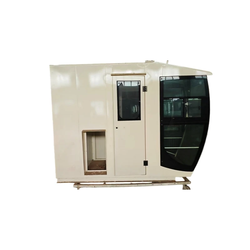Tower Crane Cabin Operator Cabins Drive Cab Seat Chair with Joystick Air Conditioned for Qtz63 Tower Crane