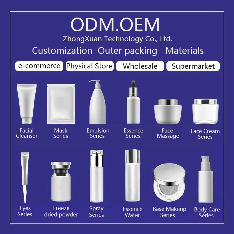 ODM/OEM Hot Sale Skin Care Kit Acne Sensitive No Stimulation Repair and Rehydrate Organic Products for Women
