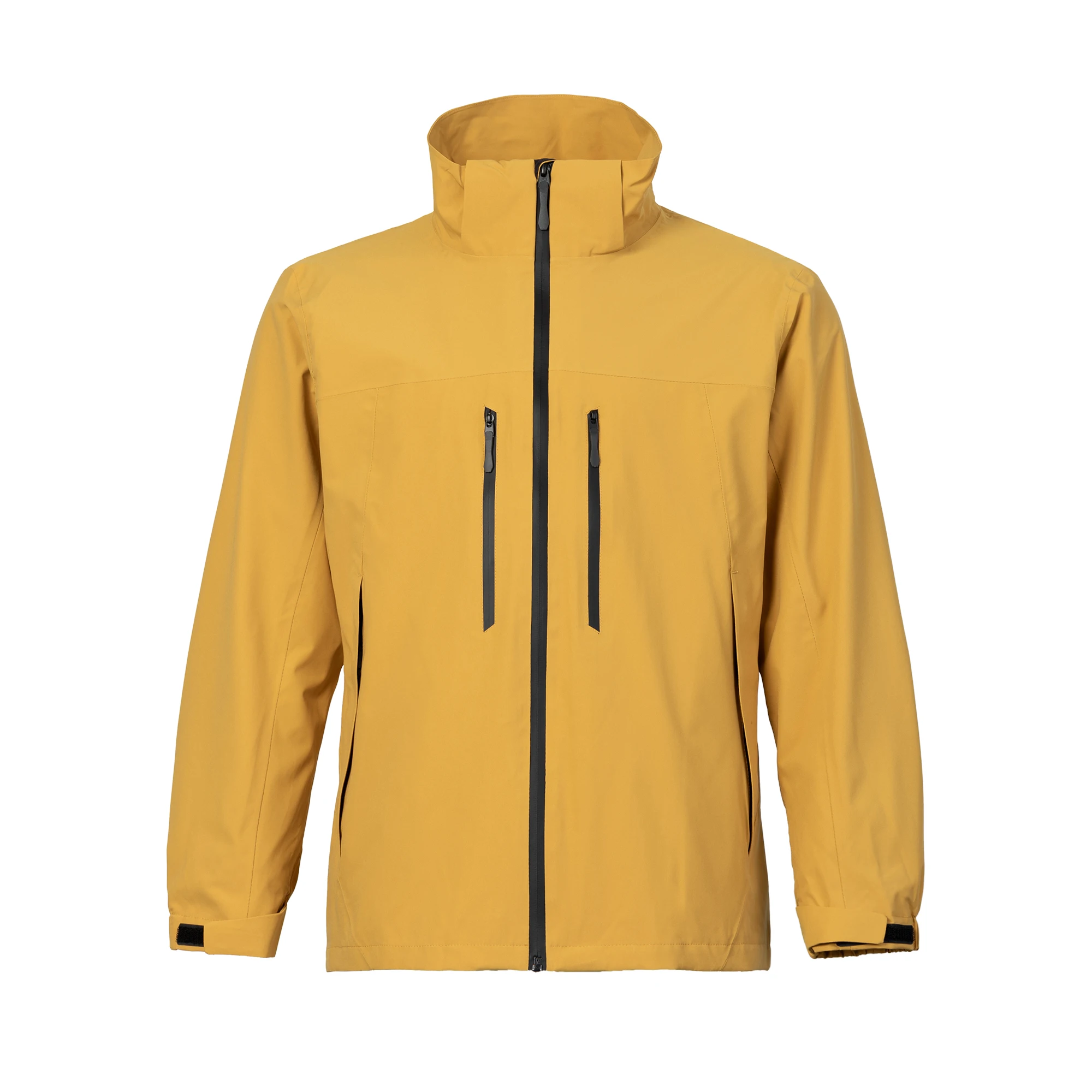 Ultralight 100% Polyester Hardshell Jacket for Men Waterproof Windproof Casual Interchange Outdoor Jacket Zipper Closure Unisex
