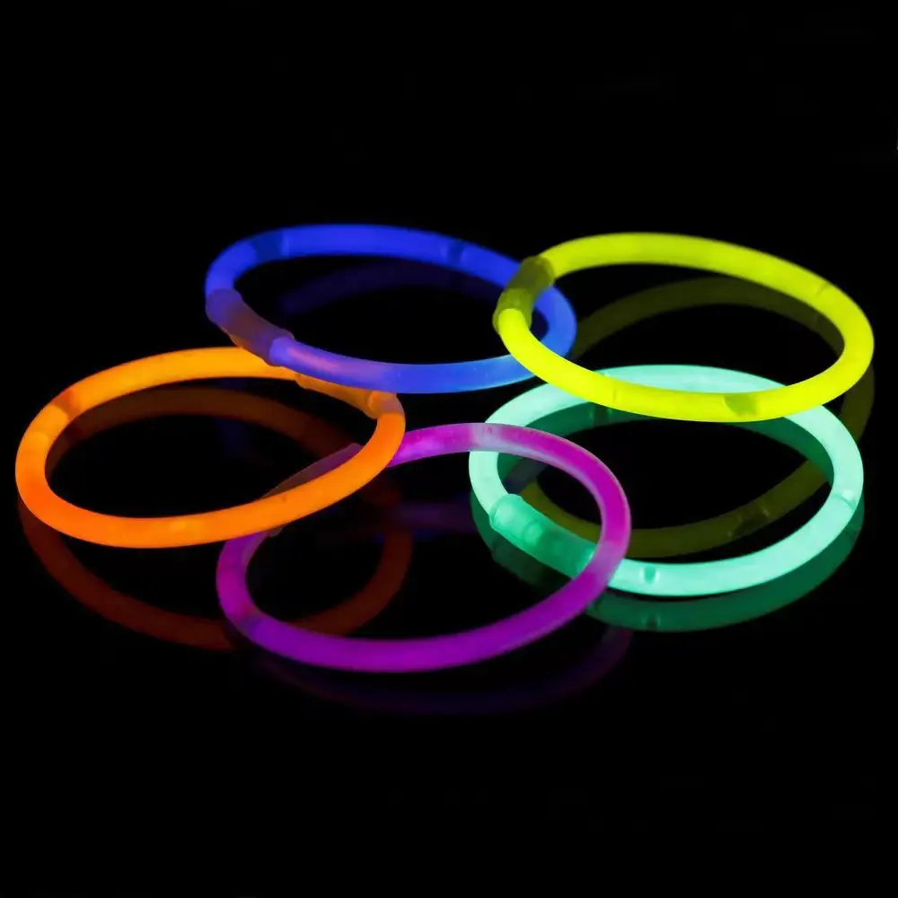 8 foot glow stick Packaging Children factory neon party supplies Glow Led bracelet necklace glasses party  decorative glow stick