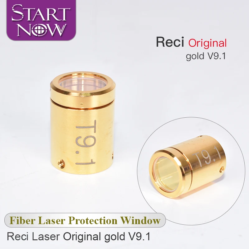 Startnow Original IPG RECI Fiber Laser QBH Output Protective Connector Lens Group Laser lens protective cap for Laser Cut Head