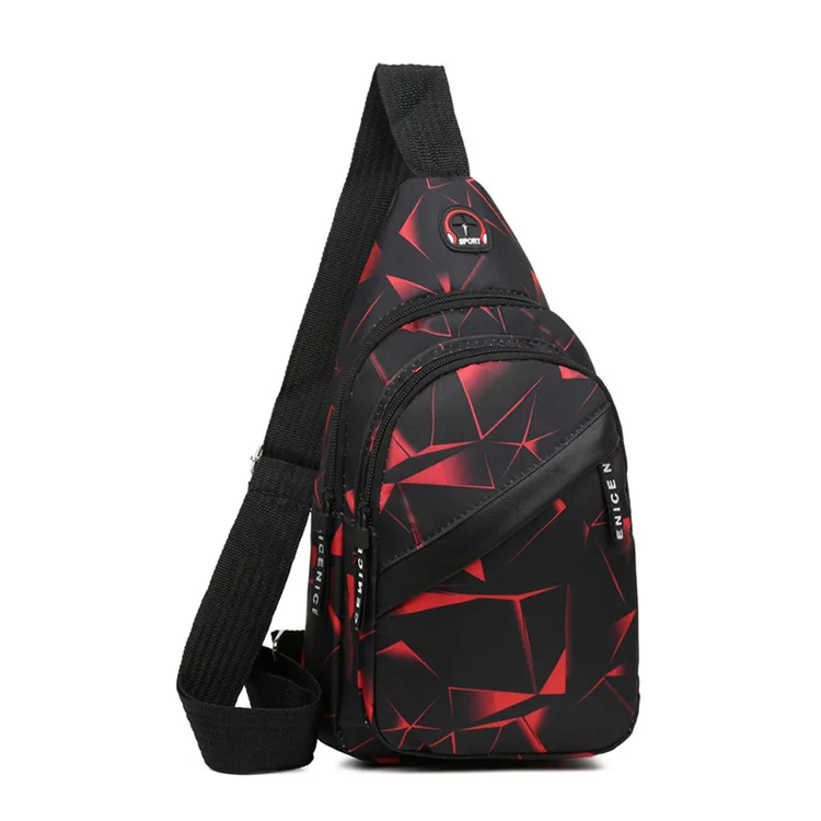 Low price wholesale New Design Portable Practical Simple Leisure Men Sports Youth Hip Chest Bag