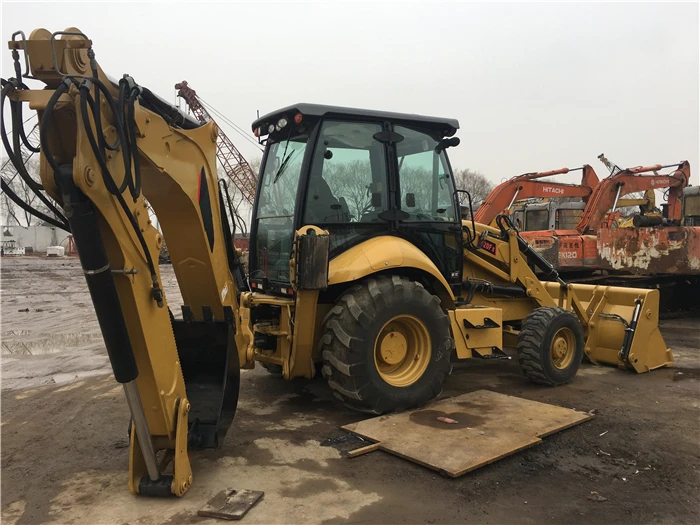 CAT420F 416B Used Medium Backhoe Loader Good Price Durable Original Caterpillar Reliable Quality