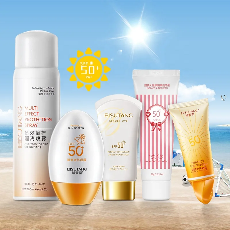 Солнцезащитный крем SPF50 + UVA/UVB с диоксидом титана для лица и тела